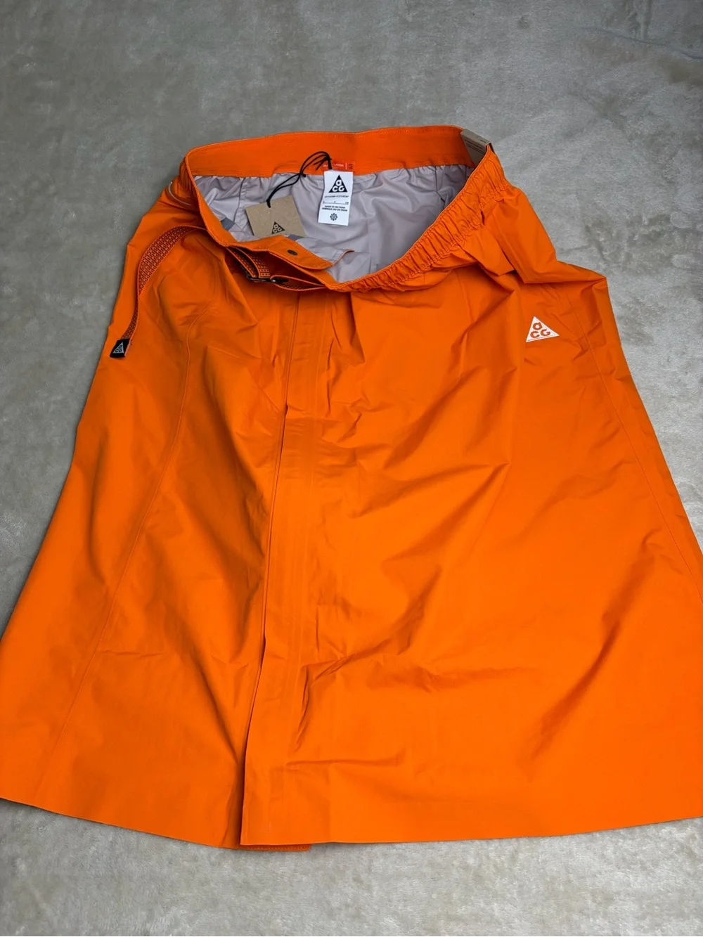 Nike ACG Morpho Storm-FIT ADV Wrap Skirt Orange S NWT